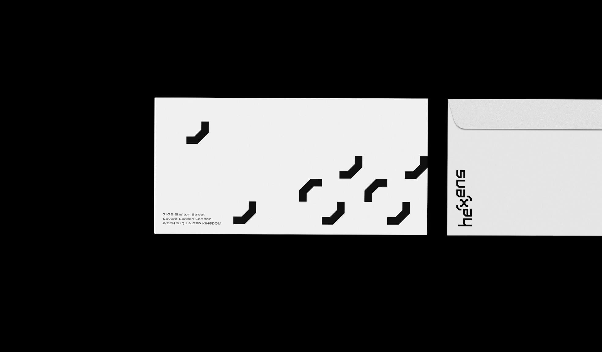 Concept Portfolio hexens branding envelope-min
